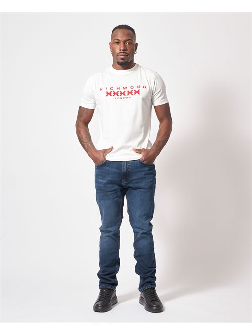 Richmond X Logo Crew Neck T-Shirt RICHMOND X | UMP25004TSOFF-WHITE